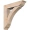 Ekena Millwork Thorton Traditional Smooth Bracket w/ Offset Brace, Douglas Fir, 7 1/2"W x 32"D x 32"H BKT0806X32X32THR01SDF - alternate 1